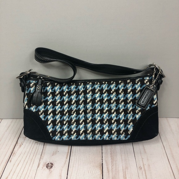 Vintage Y2K Coach Blue Baguette Shoulder Bag NWOT - Picture 1 of 6